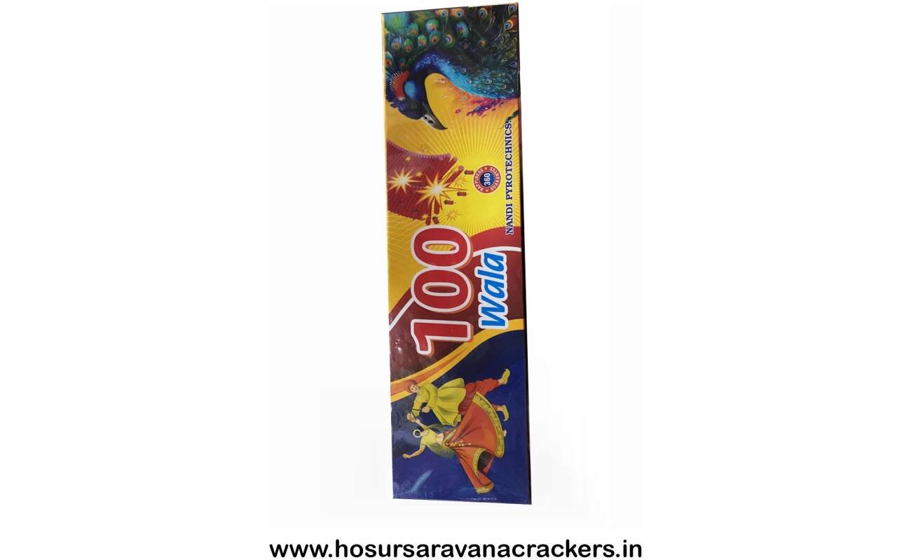 100 wala Garland - buy online at Hosurcrackers, Hosur