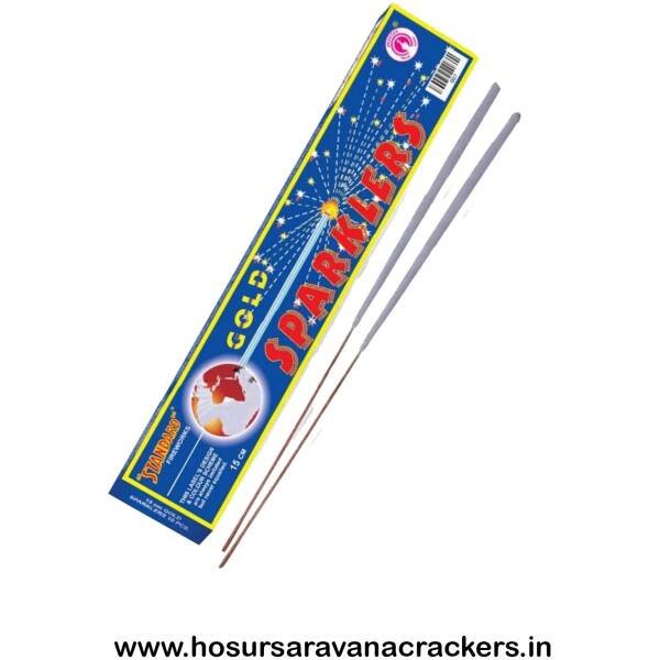 15cm Gold Sparklers Sparklers - buy online at Hosurcrackers, Hosur