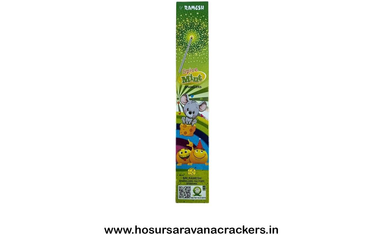 15cm Green Sparklers - buy online at Hosurcrackers, Hosur