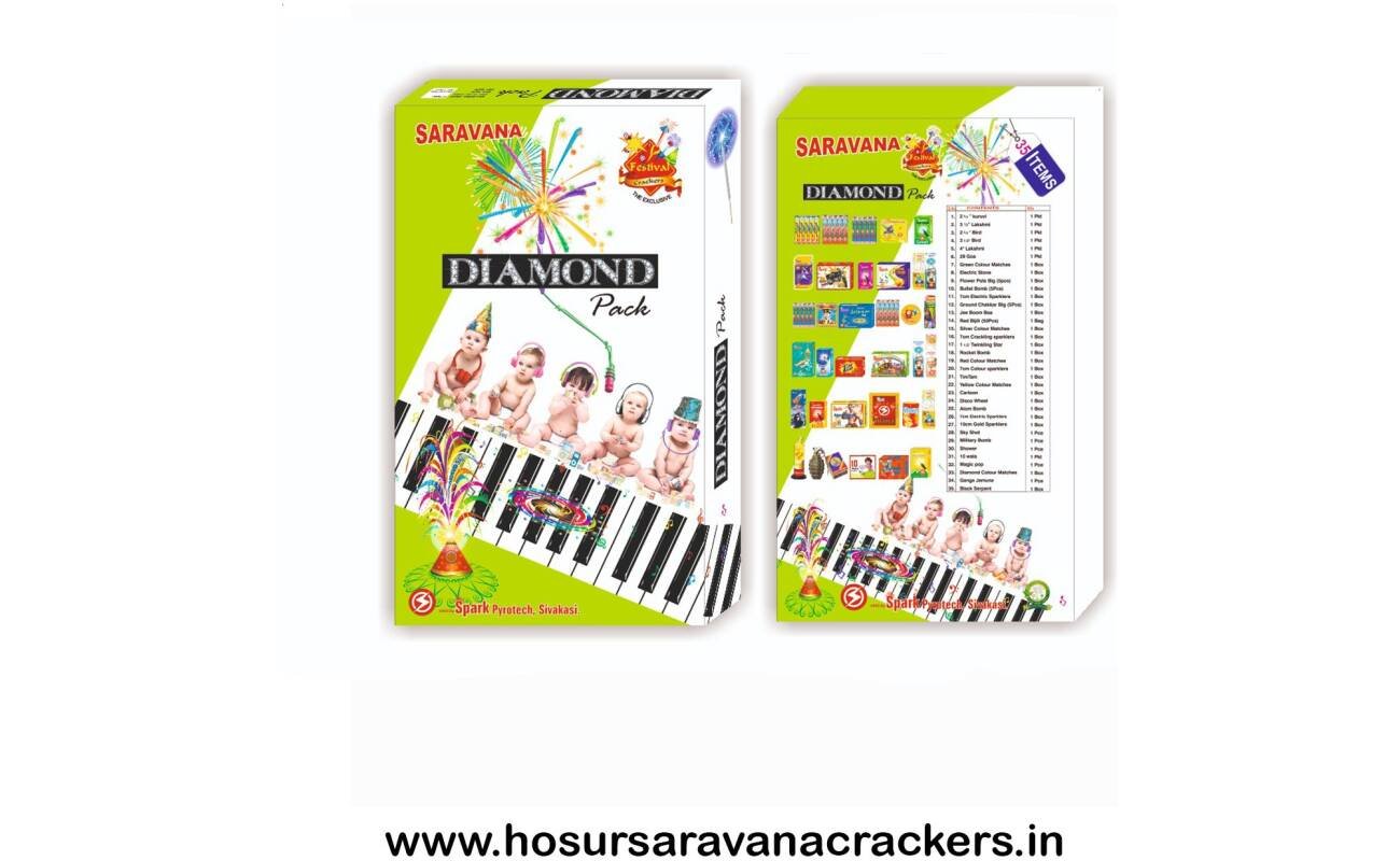 35 item Diamond Gift box - buy online at Hosurcrackers, Hosur
