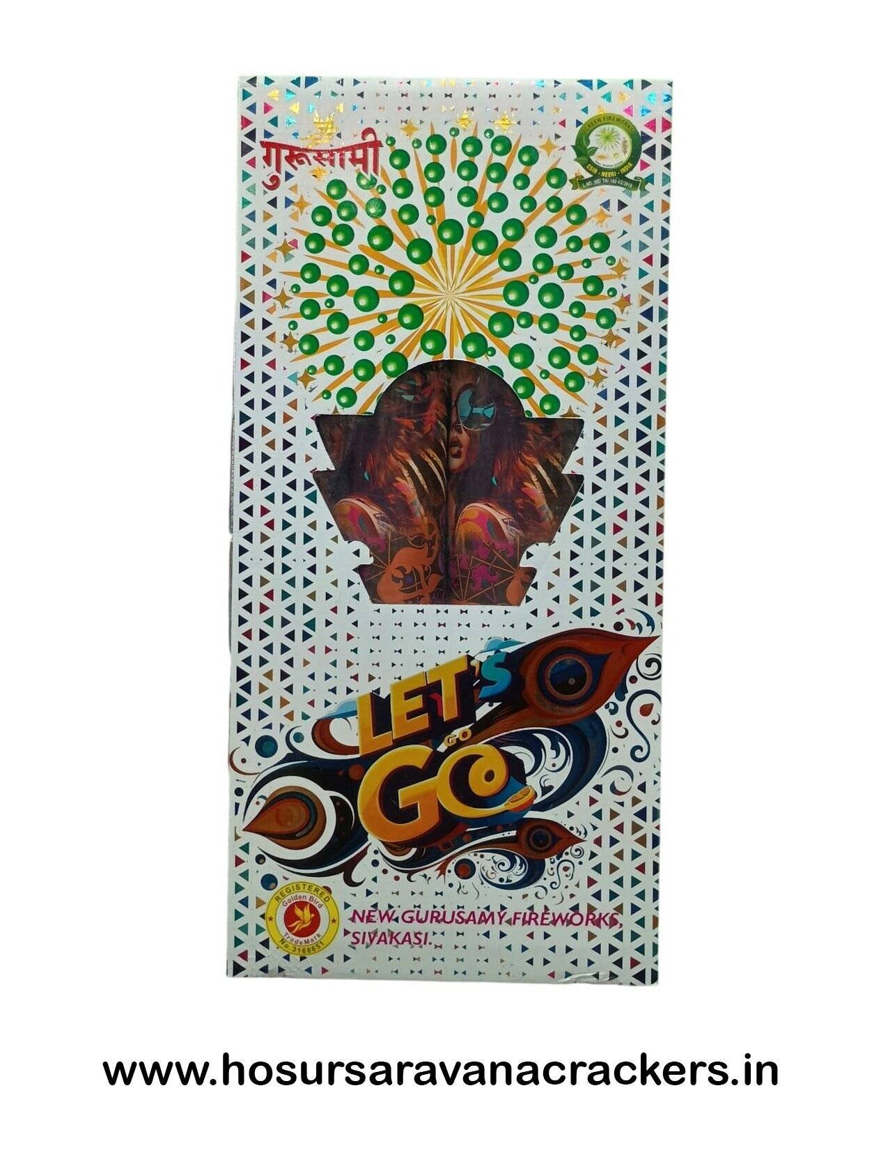 4inch-2pcs-12-1 4″ Gurusamy (2pcs)(5 Variants) Comets - buy online at Hosurcrackers, Hosur