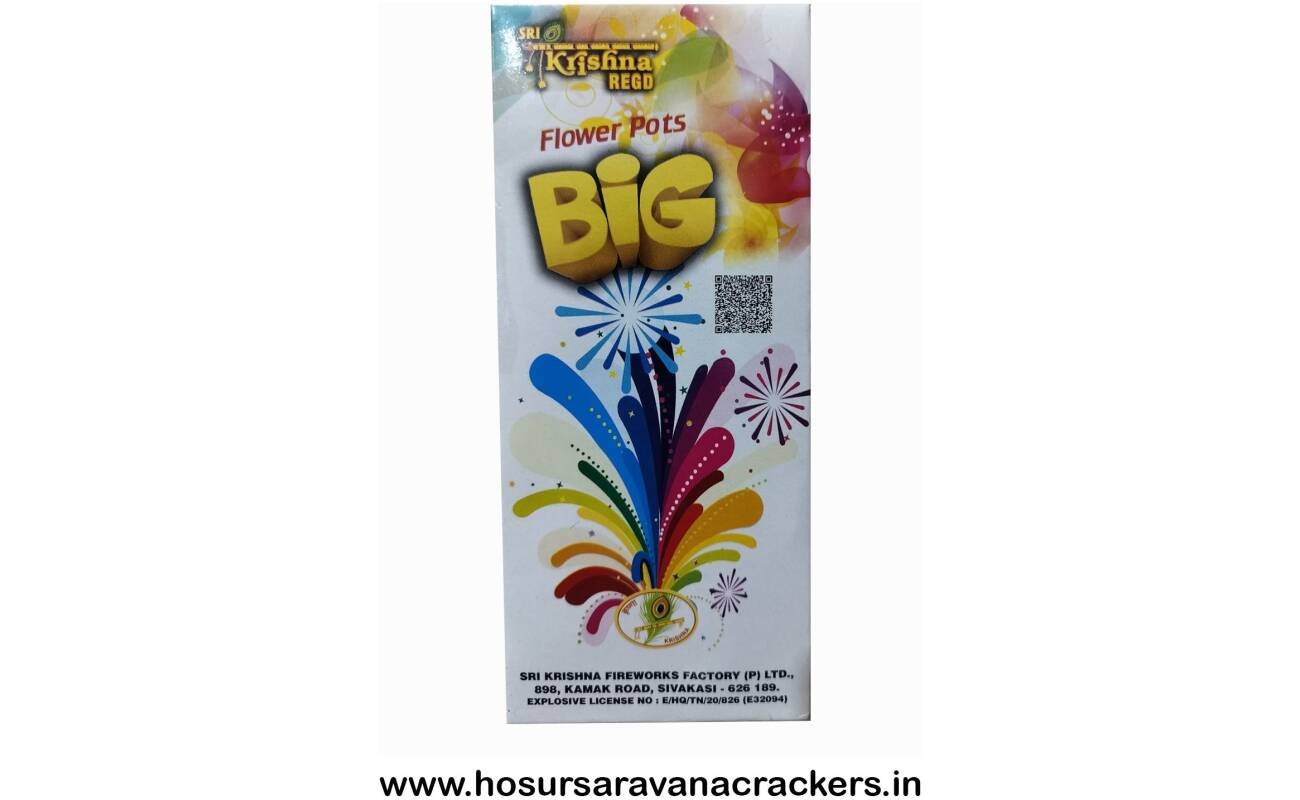 Flower Pots Big (Sri krishna fireworks) Flower pots - buy online at Hosurcrackers, Hosur
