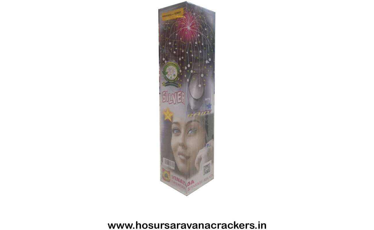 3.5″ Silver Rain Comets - buy online at Hosurcrackers, Hosur