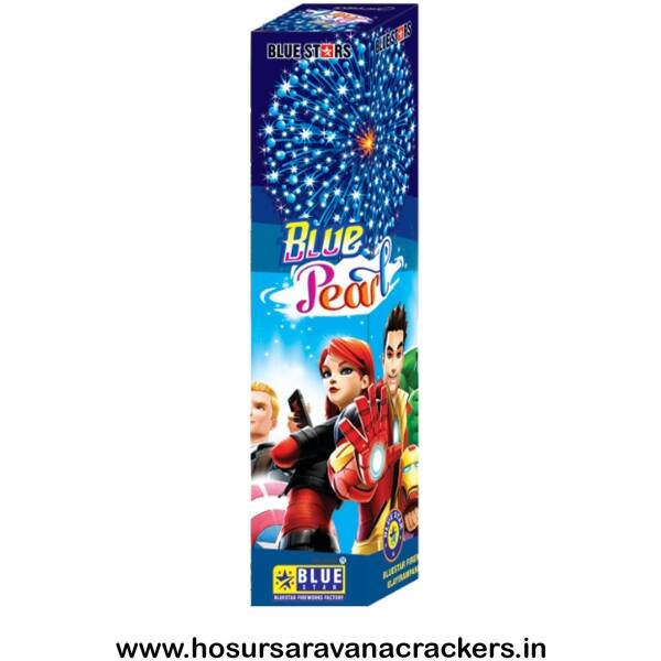 3.5″ Blue Pearl Comets - buy online at Hosurcrackers, Hosur