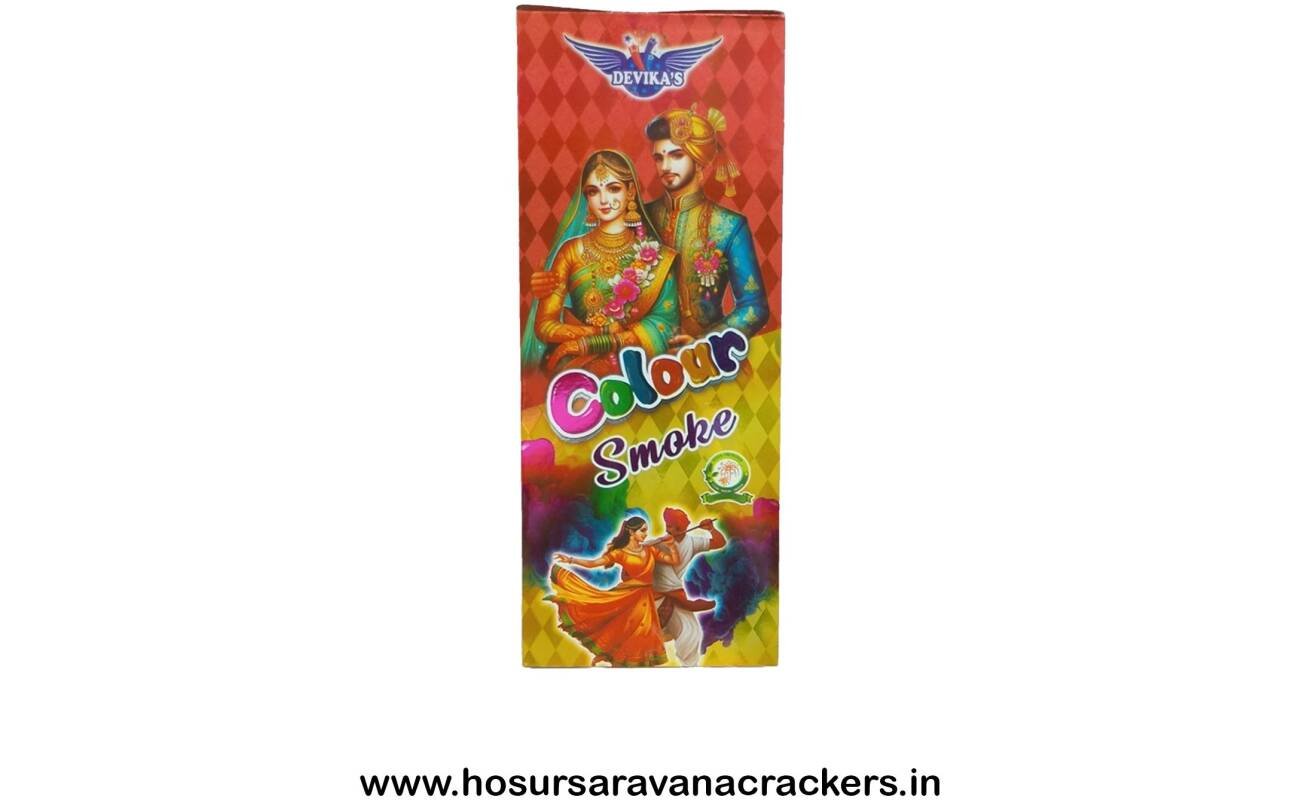 Color Smoke 3pcs Confetti - buy online at Hosurcrackers, Hosur